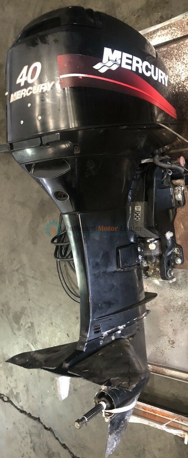 2000 Mercury 40Hp ELPTO 2-Stroke 20 Shaft Outboard Motor