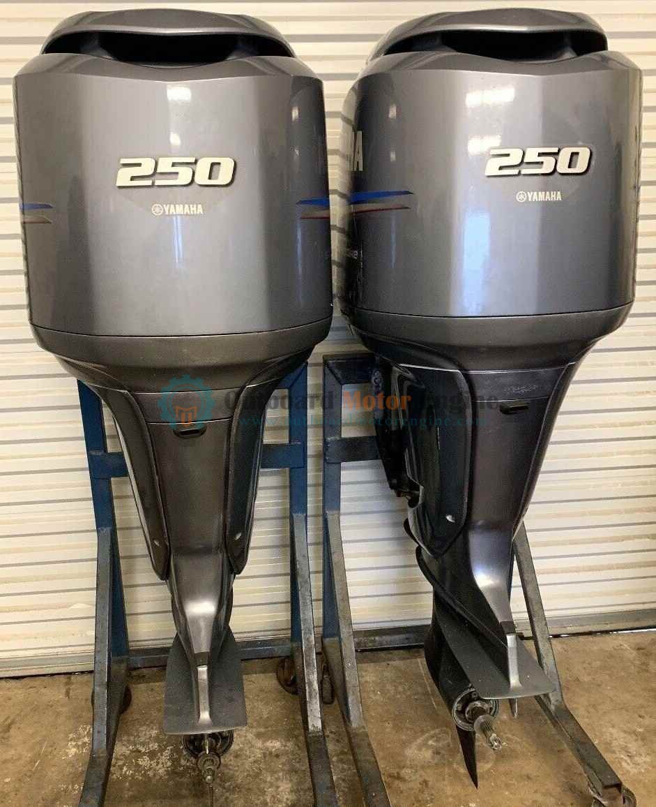 2007 Yamaha Pair F250TXR & LF250TXR 250hp 4 Stroke Outboard Motor