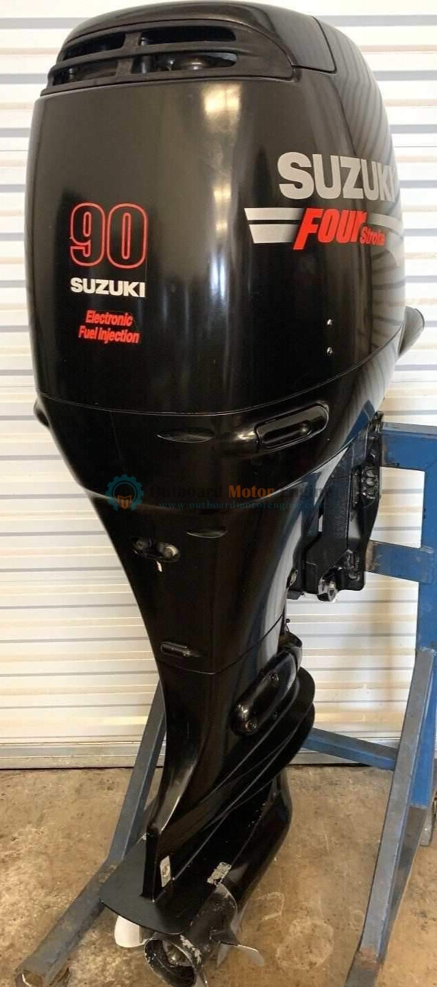 2008 Suzuki 90HP four stroke EFI Outboard Motor 25” shaft length