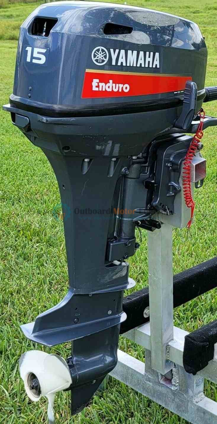 2017 Yamaha 15HP 2-Stroke Tiller Outboard Engine