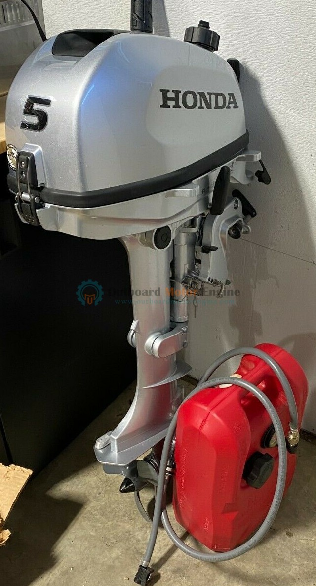 2021 Honda 5Hp 15 Shaft Length 4-Stroke Outboard Motor