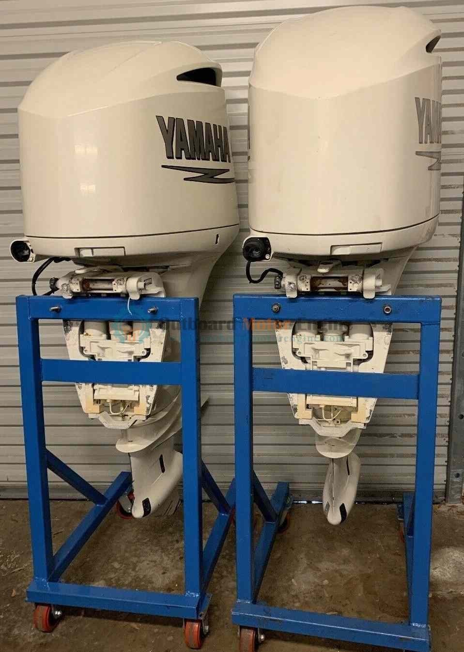Yamaha Twin F300XCA 300Hp 4-Stroke 25” inch shaft Outboard Motor 1